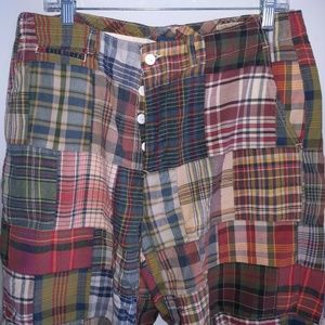 Mens patchwork shorts
